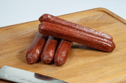 100% Full Blood Wagyu All Beef Hot Dogs (five per pack)